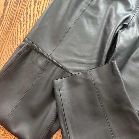 TED BAKER Genuine Leather Pants NEW WITHOUT TAGS SIZE 2 - Picture 11 of 15